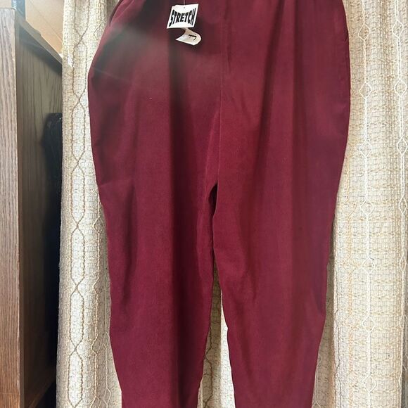 GRAFF Ladies 20W wine color pants new - Picture 3 of 3